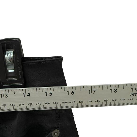 NWT Frame Le High Skinny Laser Patchwork Black Women’s Size 34 - Picture 8 of 13